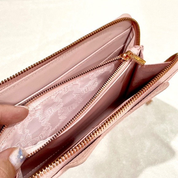 Ted Baker London Kirstie Cat Leather Pink Wallet NEW Kawaii - Picture 8 of 10